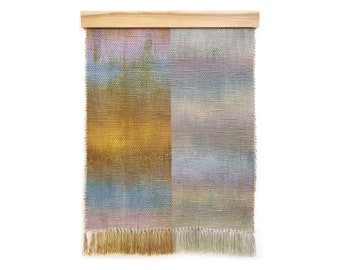 Ombre Mist  // Handwoven Painting / Woven Art / Wall Hanging/ Tapestry