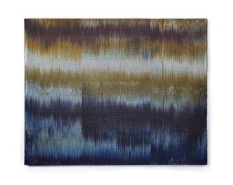 Bronze Waters // Handwoven Painting / Woven Art / Wall Hanging / Tapestry
