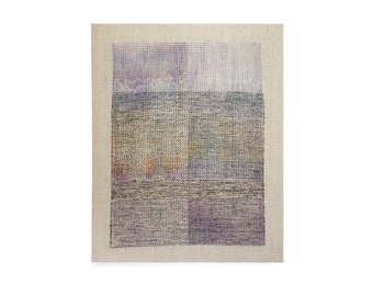 Eventide // Hand Woven Painting / Woven Wall Art