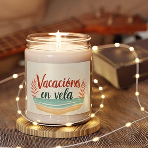 Sailing Holidays / Small Summer Scented Candle / Scented Candle / Relaxing Candle / Gift / Summer Candle
