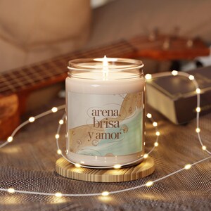 Sand, breeze and love / Small summer scented candle / Scented candle / Relaxing candle / Gift / Summer candle