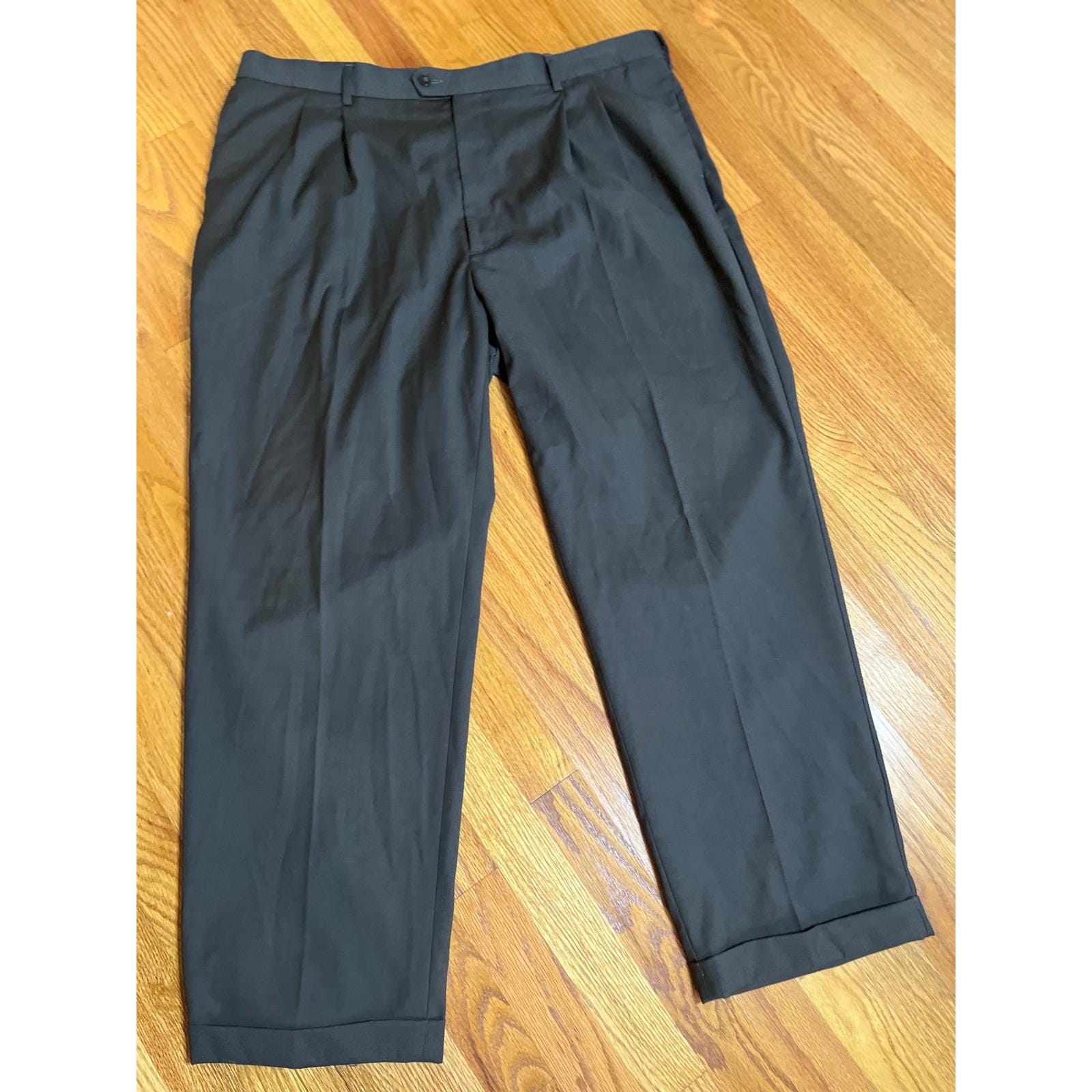 savane pleated dress pants Savane Big & Tall Cross Hatch Pleated Pants