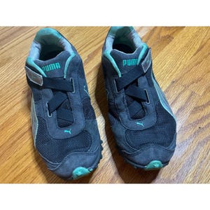 Diesel Teal and Black Athletic Shoes Diesel Man Sneakers Deep Teal Size 10 Cotton In Black | ModeSens main image 4