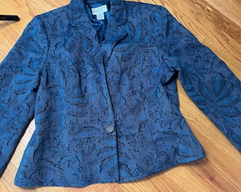 Chaqueta vintage de lana con estampado paisley de Pendleton, talla 16