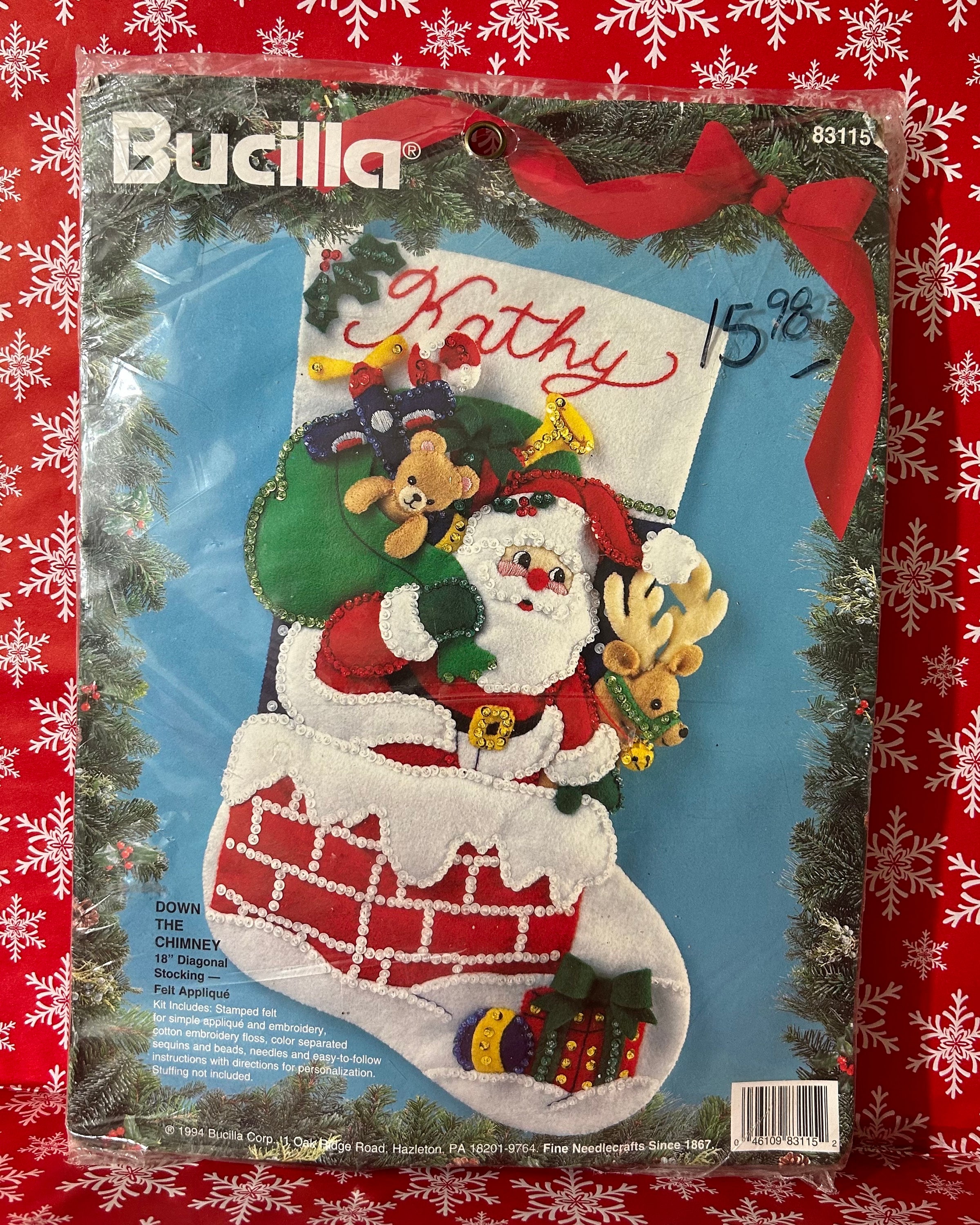 Plaid Bucilla Christmas choice felt stocking kits see pictures and  variations*