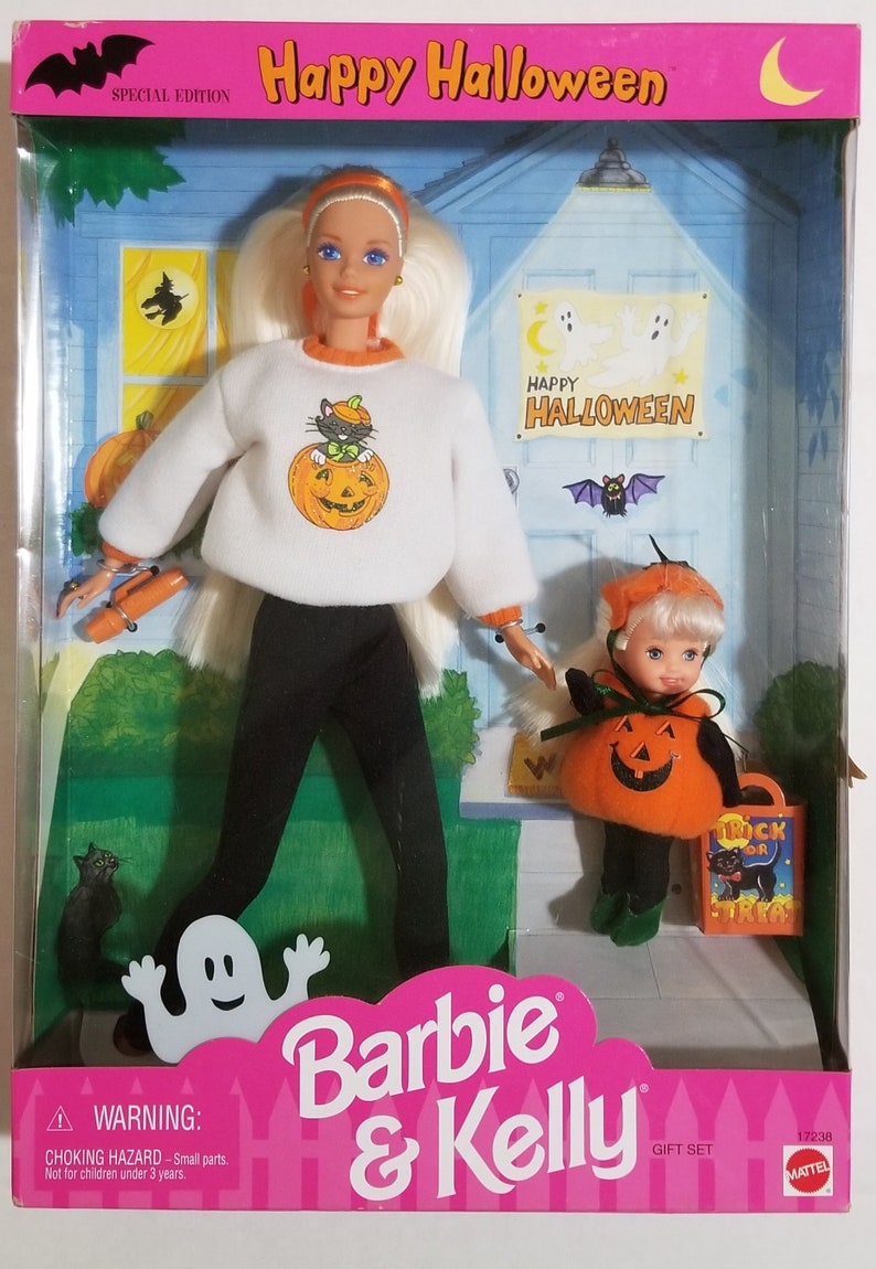 happy halloween barbie and kelly