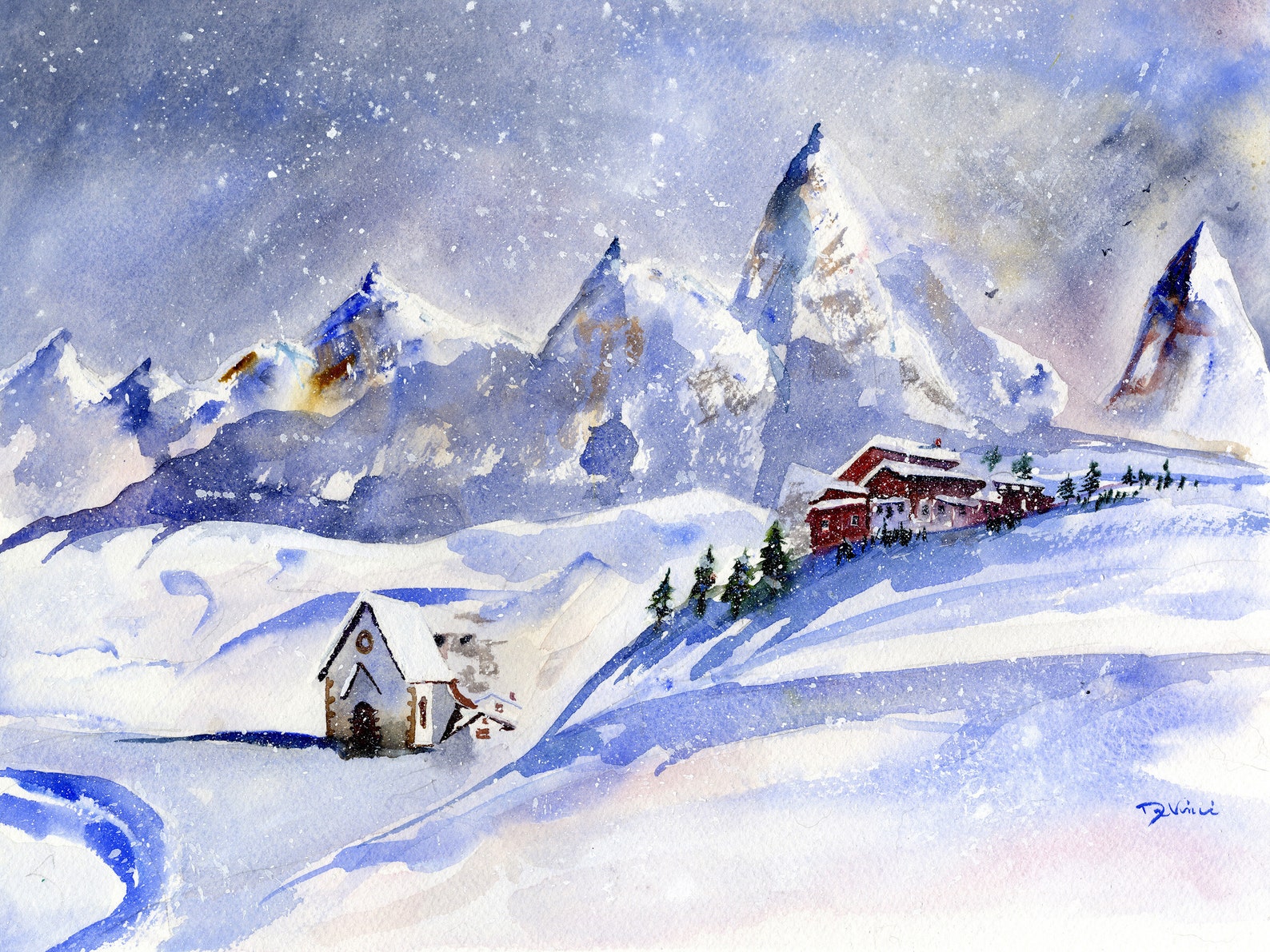 Calendrier 2023 Calendrier aquarelle Calendrier mural Etsy France