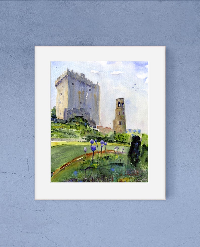 Ireland Blarney Stone Blarney Castle Wall Art Paintings Etsy