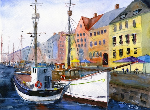 デンマークの風景画 行ってみたい世界の絶景】 デンマーク