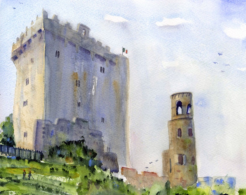 Ireland Blarney Stone Blarney Castle Wall Art Paintings Etsy