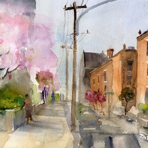 Philadelphia Corinthian Gardens, Friends of Eastern State Penitentiary Park, Clem DaVinci Watercolors, Philly Street Art, FESPP, Fairmount, image 10