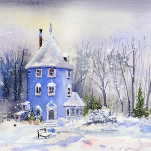 Naantali, Finnland, Turku, Clem DaVinci, Aquarelle, Abstrakte Kunst, finnische Wandkunst