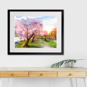 Philadelphia Kelly Drive Watercolor Philly Wall Art Prints of Philadelphia Philly Prints Clem DaVinci Watercolors image 5