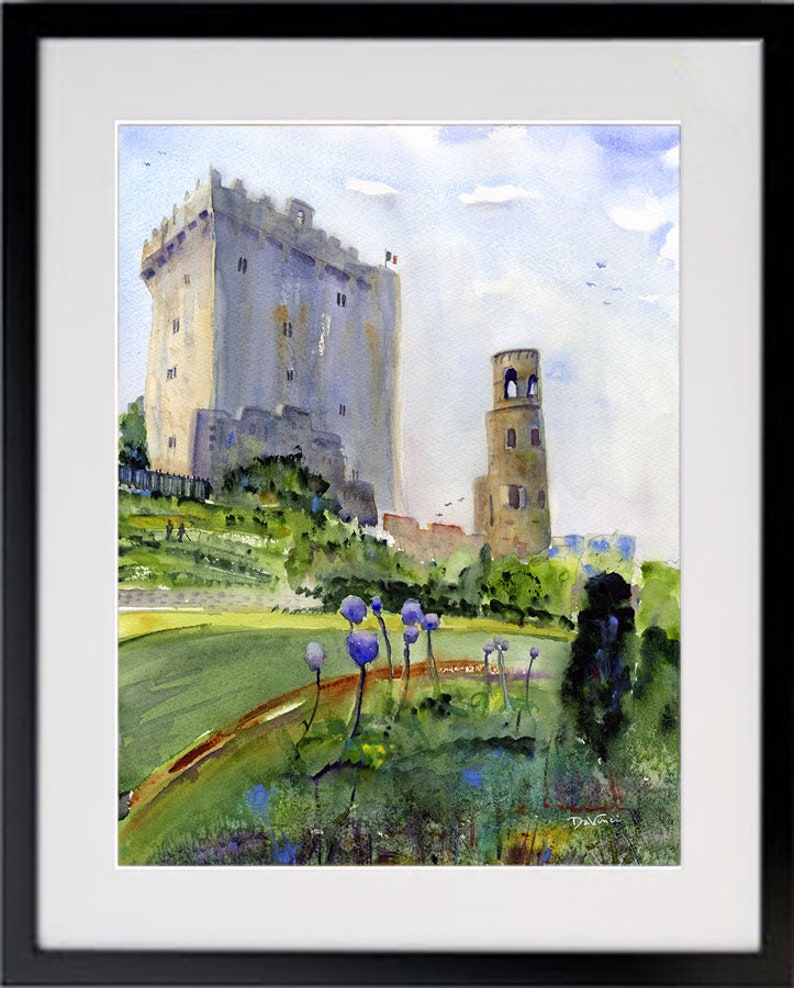 Ireland Blarney Stone Blarney Castle Wall Art Paintings Etsy