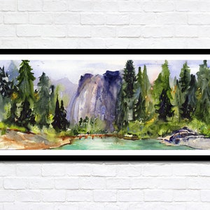 Yosemite DIY Watercolor Kit - DIY Paint Kit - Date Night Paint