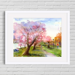 Philadelphia Kelly Drive Watercolor Philly Wall Art Prints of Philadelphia Philly Prints Clem DaVinci Watercolors image 8