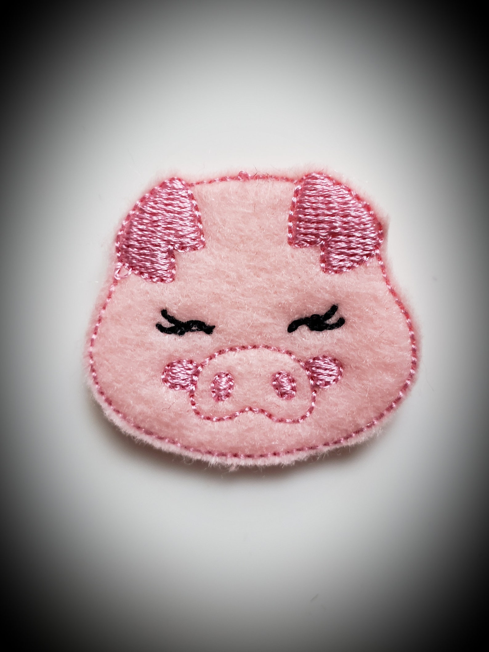 Floppy Ear Pig Feltie Set of 4 Animal Feltie Barnyard Etsy