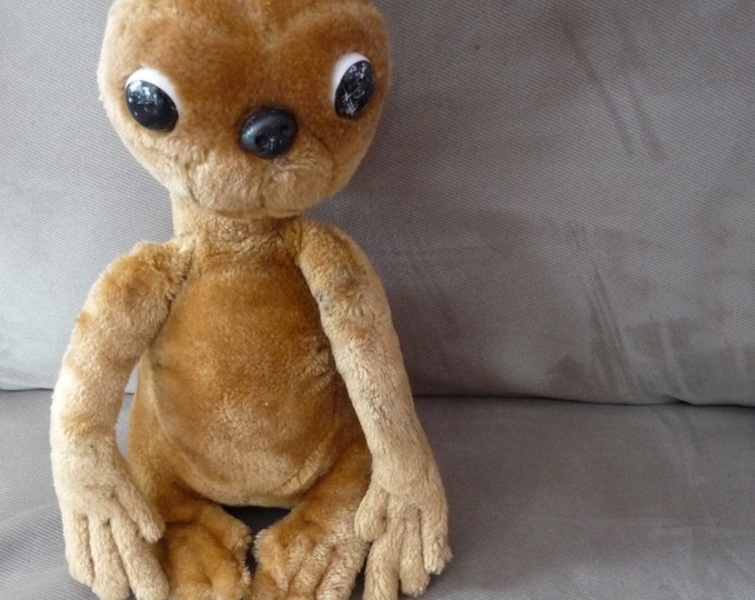 Vintage E.T. the Extraterrestrial Stuffed Animal Doll Etsy