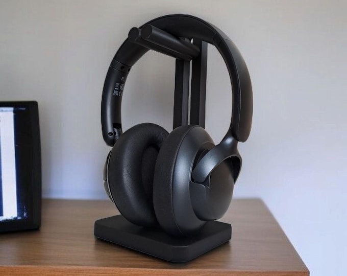 Minimalist Headphone Stand, Custom Color Headset Stand for Desk, Gaming Setup Accessory, Home Office Organizer, Tech Gift