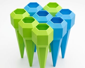 Self Watering Plant Spikes Set of 6 Automatic Drip Irrigation Spikes Indoor Plants Vacation Plant Waterer