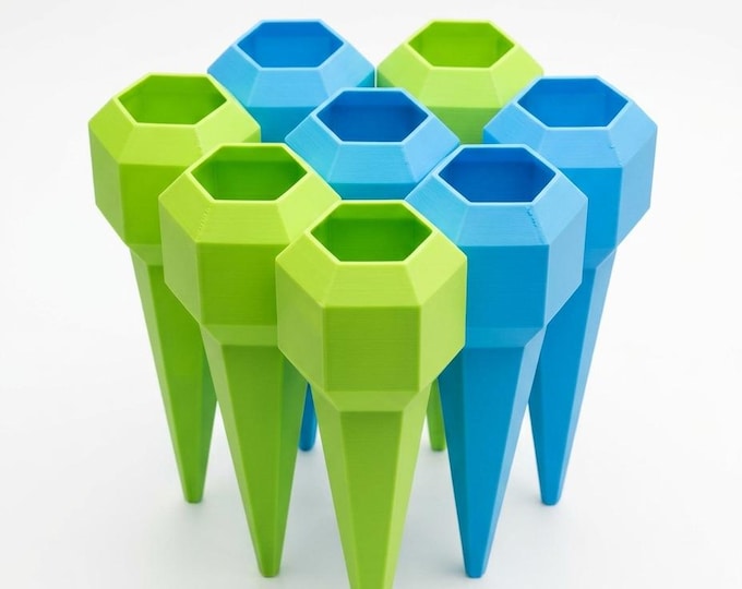 Self Watering Plant Spikes Set of 6 Automatic Drip Irrigation Spikes Indoor Plants Vacation Plant Waterer