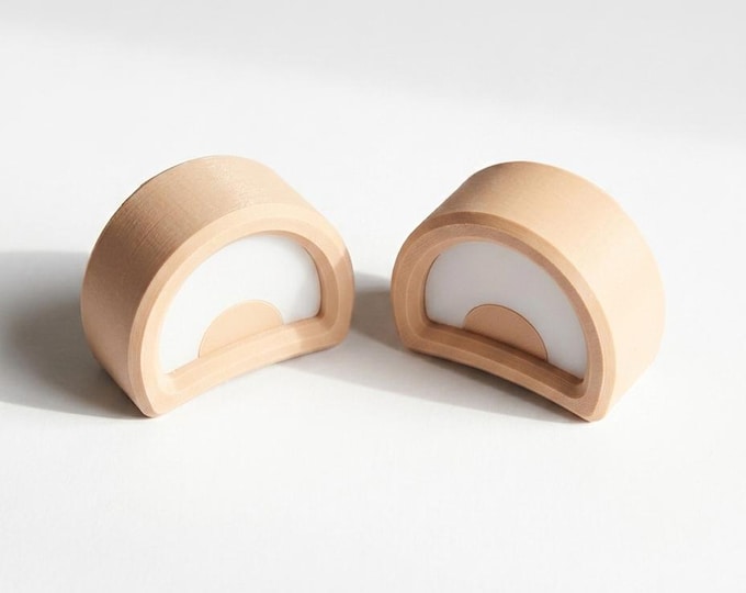 Bear Ear Headphone Attachment – Kawaii Headset Ears, 3D Printed Velcro Clip-On