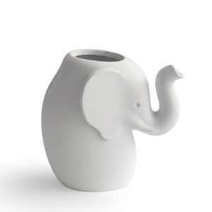 6-calowy wazon w kształcie słonia, doniczka na sukulenty z nadrukiem 3D PLA+