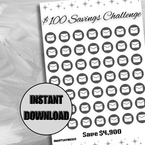 Mini Savings Challenge Save 100 Dollars 2025 Savings Challenge Printable Savings Challenge Finance Cash Stuffing Cash Envelopes Challenge