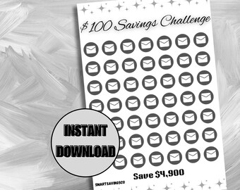 Mini Savings Challenge Save 100 Dollars 2025 Savings Challenge Printable Savings Challenge Finance Cash Stuffing Cash Envelopes Challenge