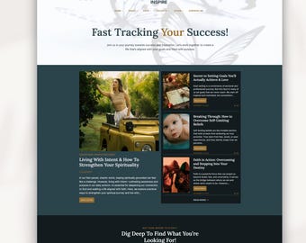 WordPress Theme, Kadence Template, Lifestyle Theme, Feminine WordPress Theme, Blogger, Coaching Theme, Inspire Theme, Recipe Theme