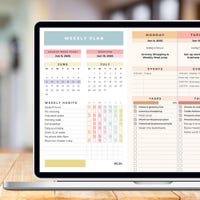 Editable Homeschool Planner & Tracker | Google Sheets Digital Download ...