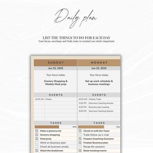 ADHD Weekly Planner Google Sheets | Productivity & Habit Tracker ...