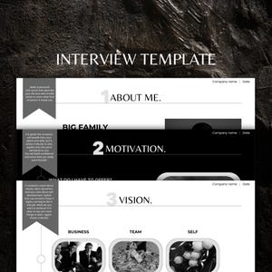Interview Presentation Template: Canva, PowerPoint & PDF Career Guide