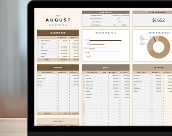 Budget Tracker Google Sheets | Monthly Expense Tracker | Savings Tracker | Debt Payoff Spreadsheet