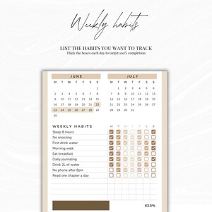 ADHD Weekly Planner Google Sheets | Productivity & Habit Tracker ...