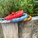 Greek Wave Friendship Bracelet Pink and Blue Handmade Macrame Jewelry ...