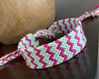 Chevron Friendship Bracelet - handmade macrame jewelry