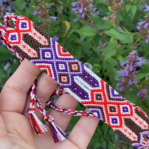 Wide Aztec Friendship Bracelet