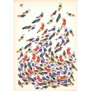 Póster de Cepelia 1967 de Waldemar Świerzy: póster de la exposición de arte popular polaco, póster vintage, decoración de pared de edición limitada, regalo de inauguración.