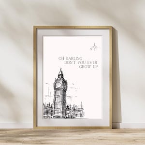 Never Grow Up- Disney/Swift Subtle Digital Print