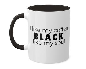 Black Coffee Mug