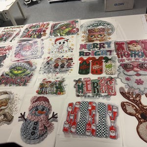 DTF Grab Bag Mystery DTF Transfer Bundle Ready to Press Direct to Film Prints Heat Transfer Designs Bulk DTF Prints Dtf Transfers Trendy image 12