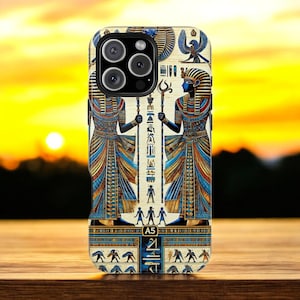 Egyptian Pharaoh Phone Case | Ancient Egyptian Art iPhone Case | Unique Historical Design