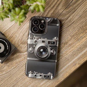 Vintage Camera Phone Case, Retro Photography iPhone Cover, iPhone case cover, Custom cover, Boys Phone Cover, Gift for Him, Phone Case Cover