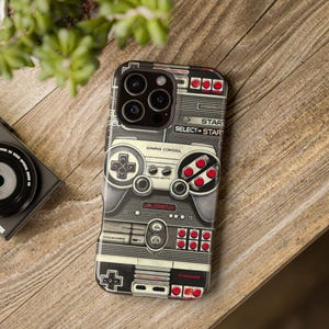 Retro Gaming Console Phone Case, Game Remote iPhone Cover, Gamer Phone Cover, iPhone case cover, Boys Phone Cover, Birthday Gift, Phone Case