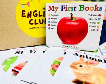 Books Set of 10 - Children&#39;s Early Learning - English Educational Picture Encyclopedia for Kids - Shapes, Colors, Animals, ABC, Vehicles