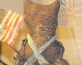 Primitive Handmade Cats On Parade   HAFAIR HCA