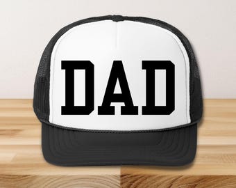 Dad Trucker Hat: Stylish Father's Day Cap - Adjustable Fit