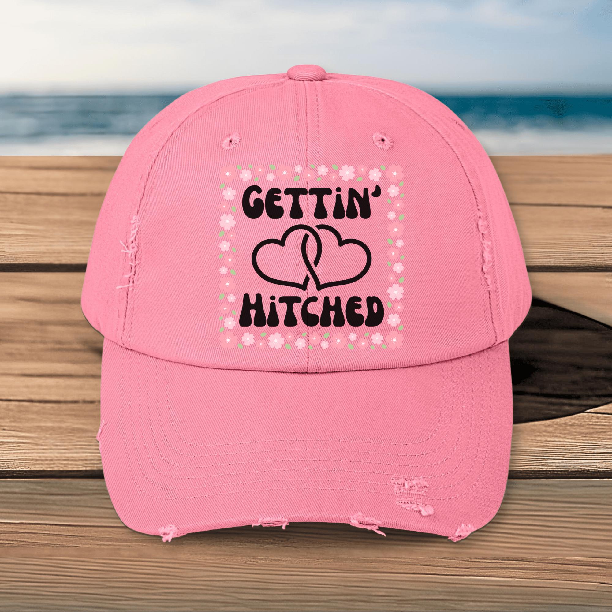 Hitched Hat - Bride/Bachelorette hat! Bachelorette Party Trucker Hats | Bridal Party Hats  main image 4