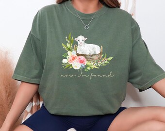 Comfort Colors Sheep T-shirt: Christian Easter Tee